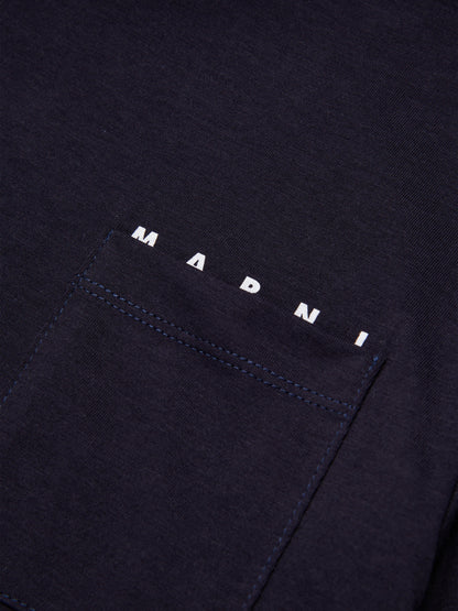 Kids Pocket T-Shirt in Navy