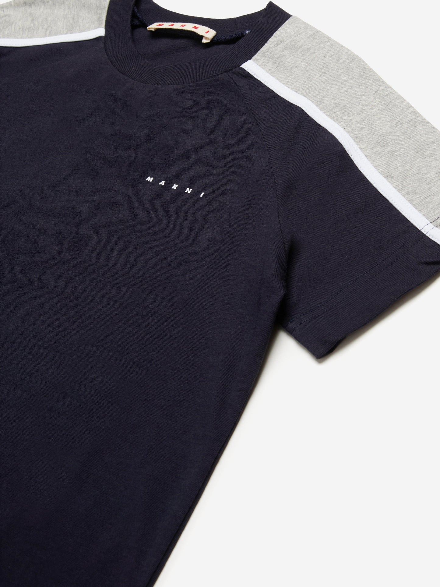 Kids Colourblock T-Shirt in Navy