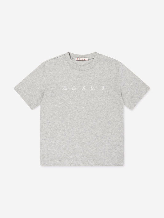 Kids Logo T-Shirt in Grey
