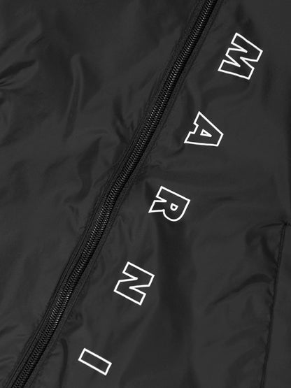 Kids Logo Zip Up Jacket in Black