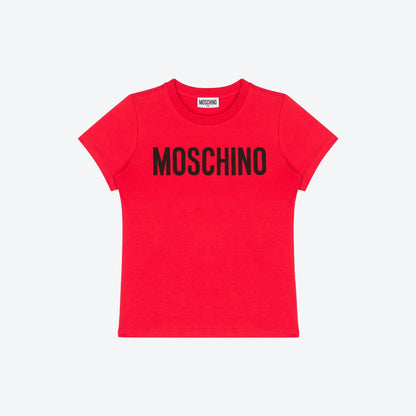 儿童红色Logo棉T恤