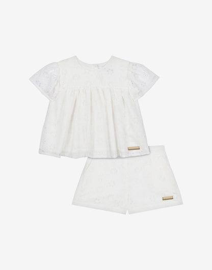 BLOUSE + SHORTS SET