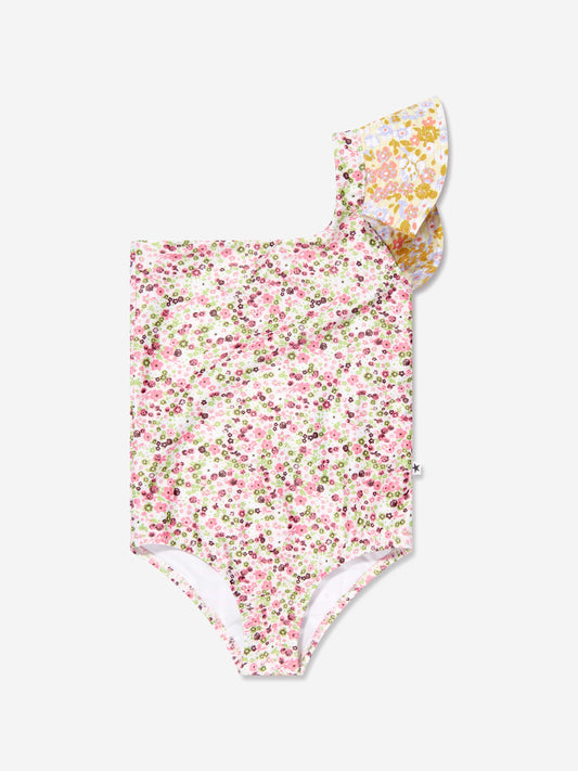 Molo 女孩 Meadow Print Nit 泳衣