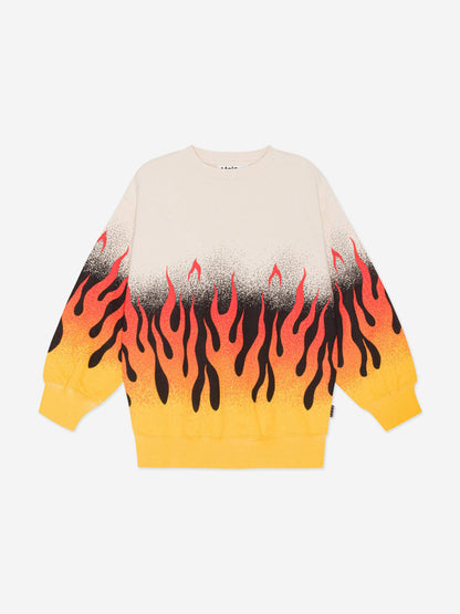 Molo Boys On Fire 印花多色运动衫