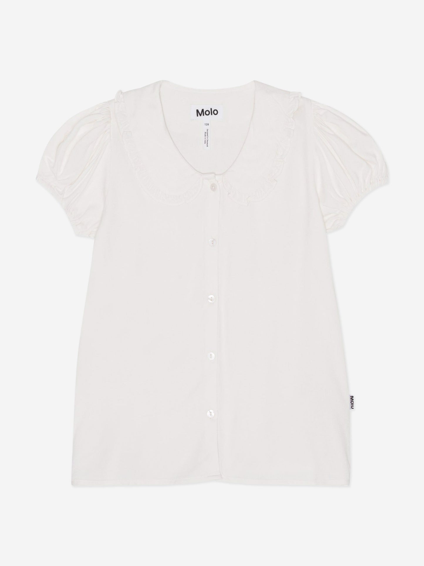 Molo 女童白色衬衫