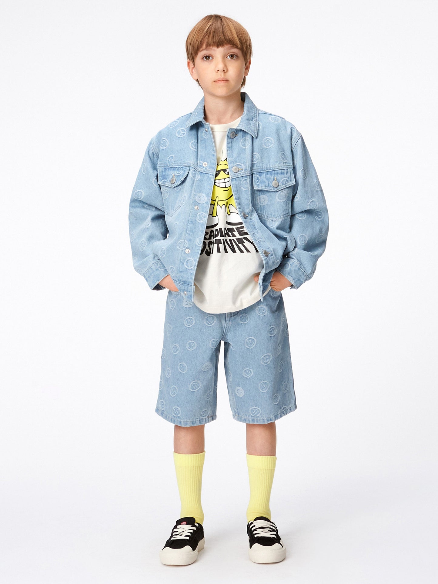 Molo Kids 蓝色牛仔夹克