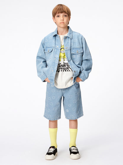 Molo Kids 蓝色牛仔夹克