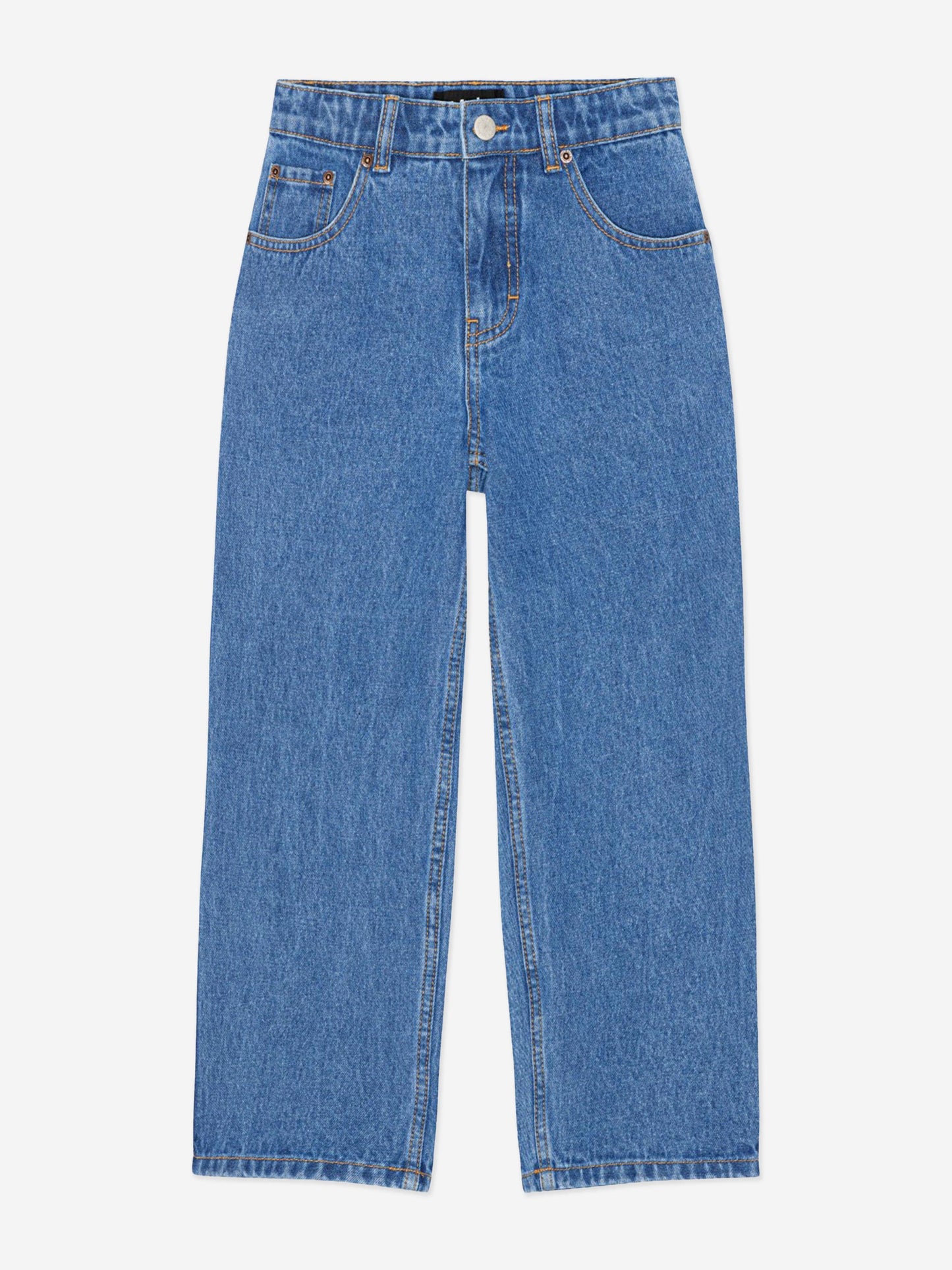 Molo Kids Stone Denim 蓝色普通牛仔裤