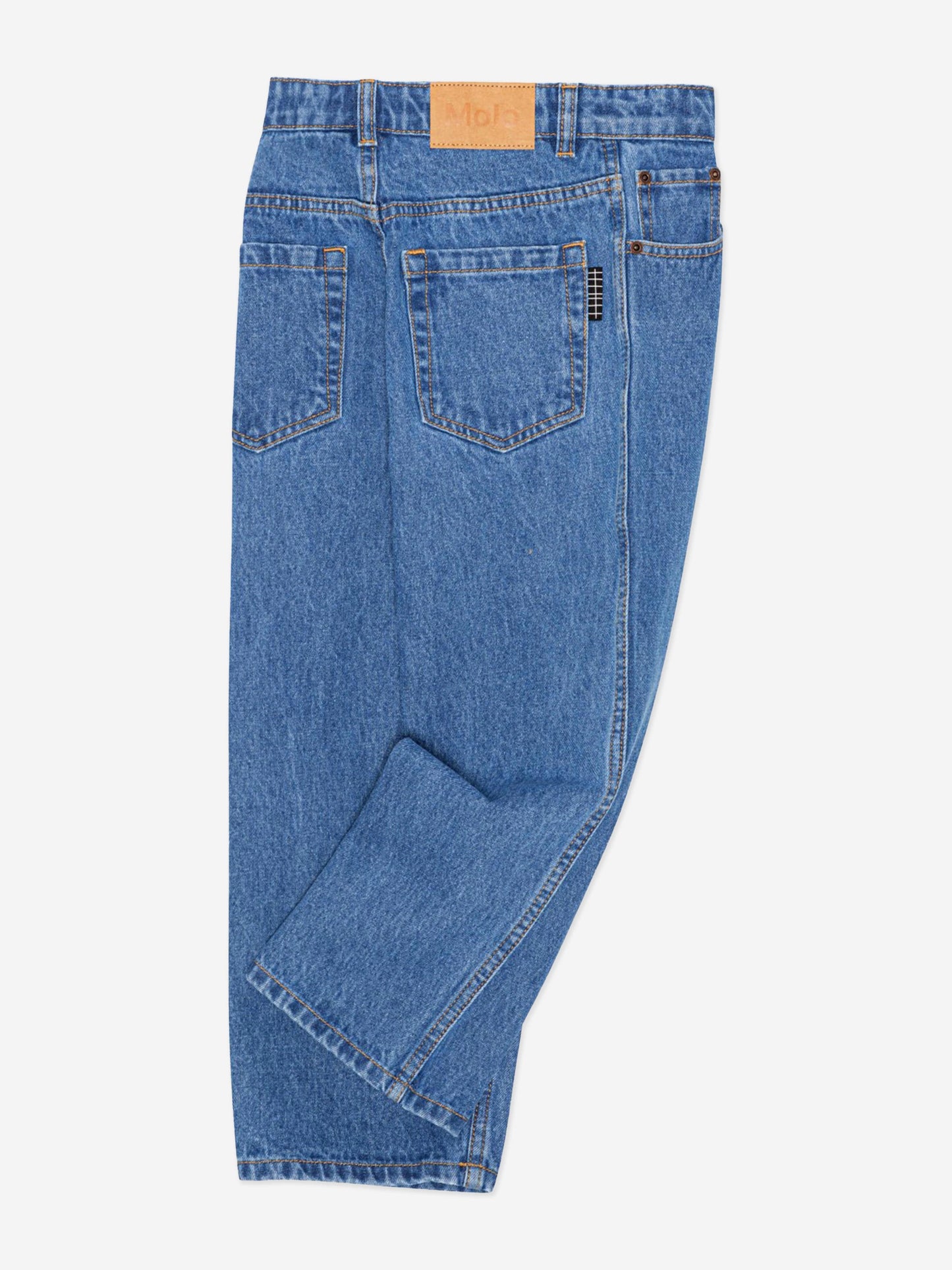 Molo Kids Stone Denim 蓝色普通牛仔裤