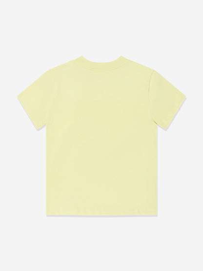 Boys Roxo Sticker Smile T-Shirt in Yellow