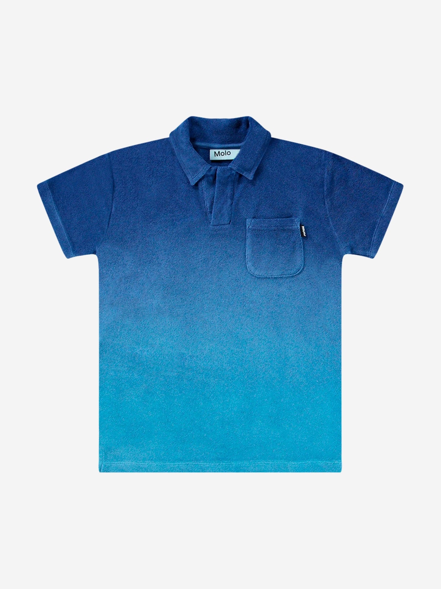 Boys Randel Gradient Polo Shirt in Blue