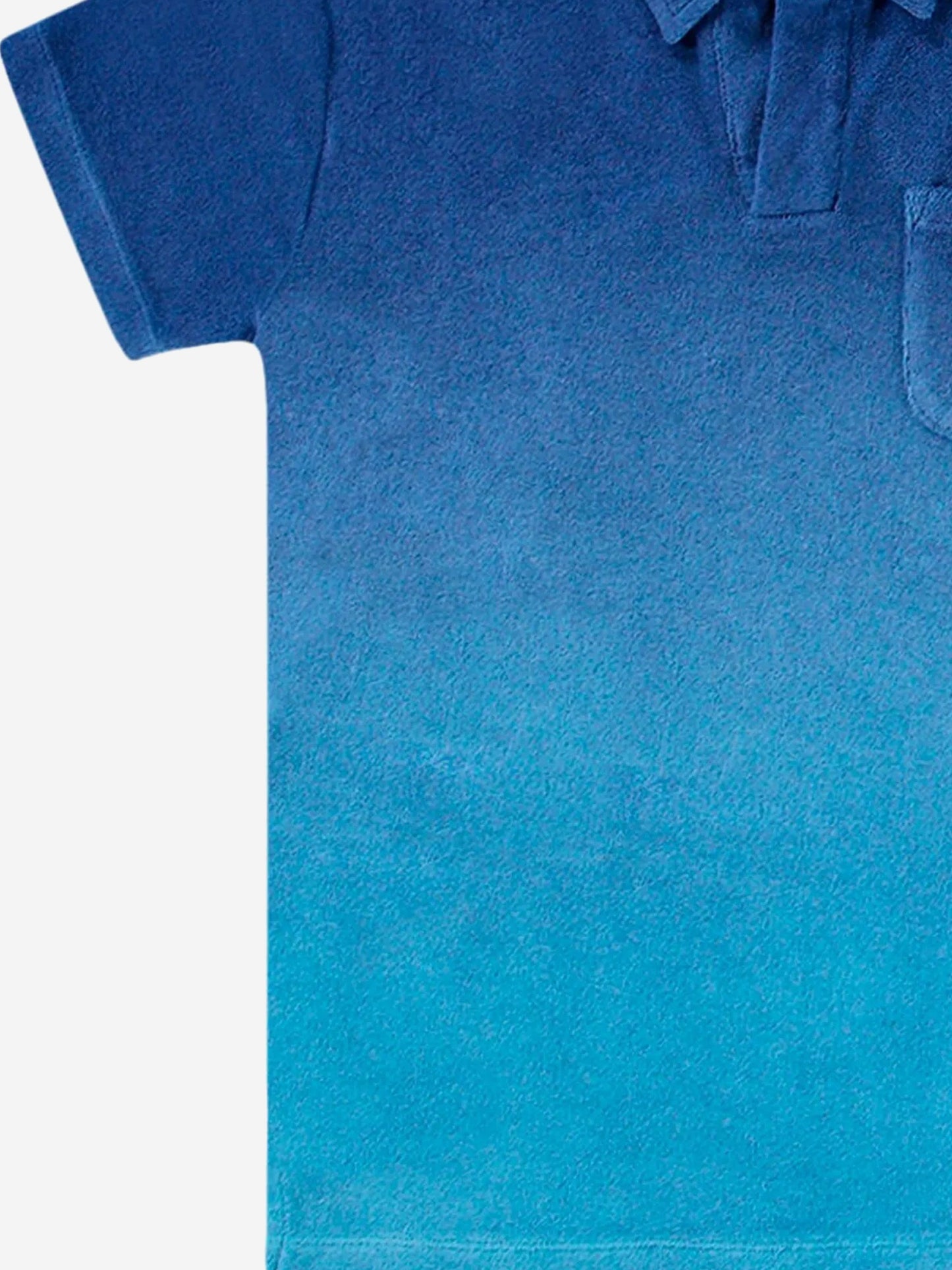 Boys Randel Gradient Polo Shirt in Blue