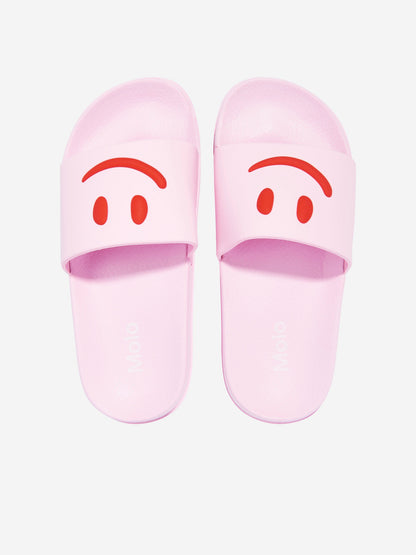 Girls Zhappy Sliders in Pink