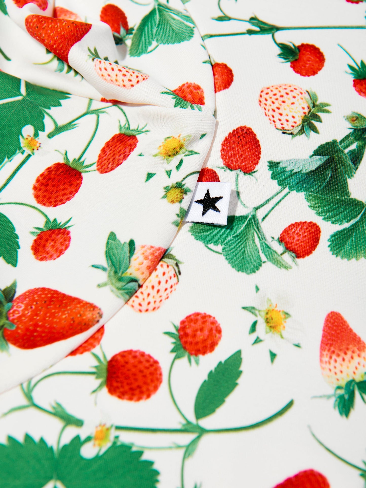 Girls Nuka Strawberry Field Sun Hat in Ivory (UPF50+)