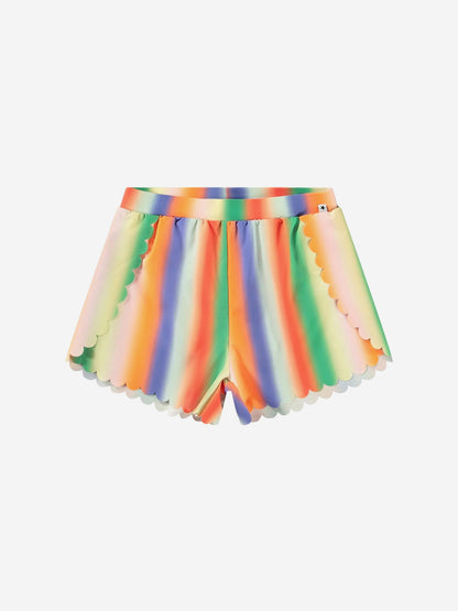 Girls Neva Rainbow Light Swim Shorts in Multicolour (UPF50+)