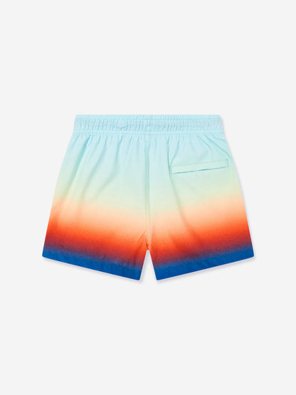 Boys Niko Fade Swim Shorts in Blue (UPF50+)