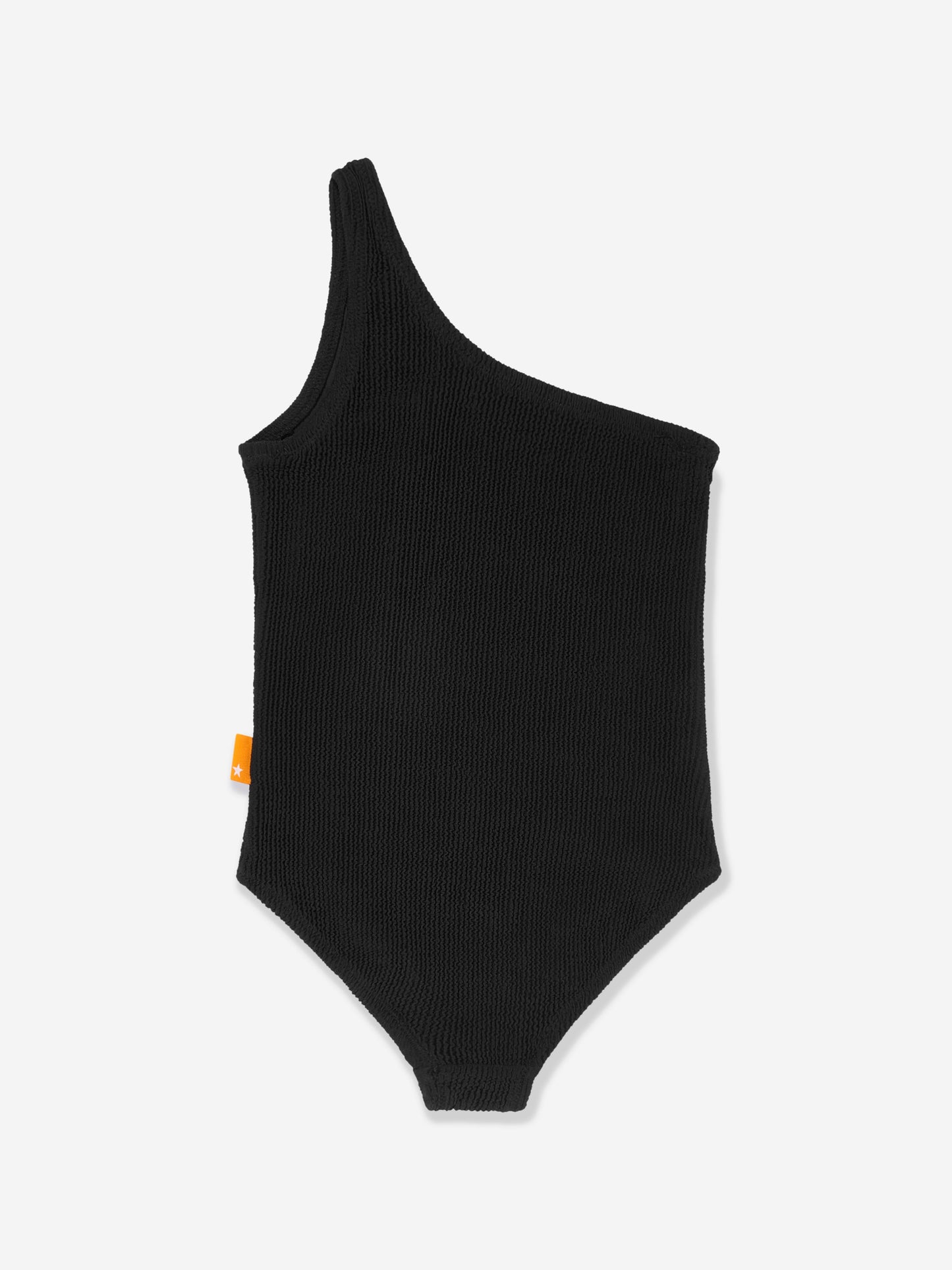 Girls Nai Solid Swimsuit in Black (UPF50+)