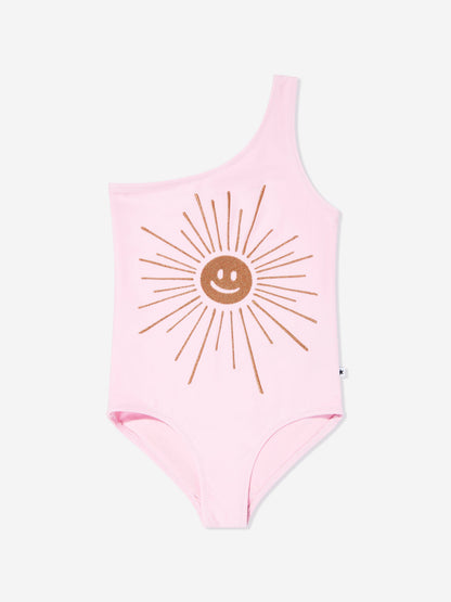 Girls Nai Glowing Swimsuit in Pink (UPF50+)