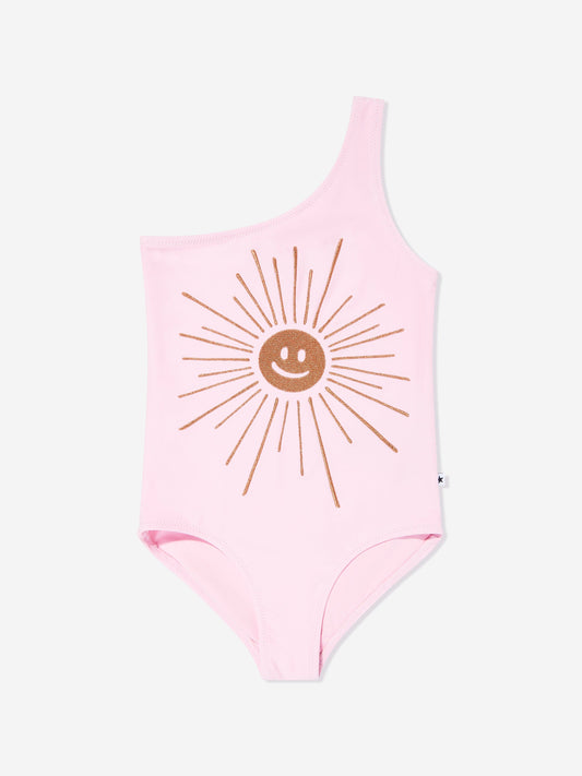 Girls Nai Glowing Swimsuit in Pink (UPF50+)