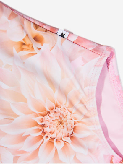 Girls Nilla Dahila Swimsuit in Pink (UPF50+)