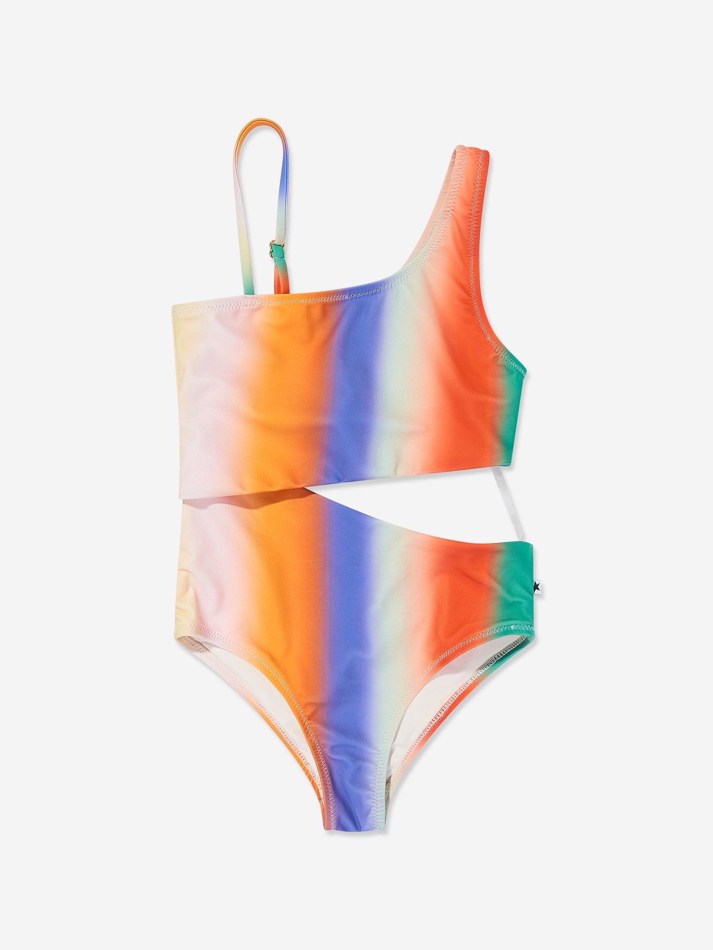 Girls Naan Summer Rainbow Swimsuit in Multicolour (UPF50+)