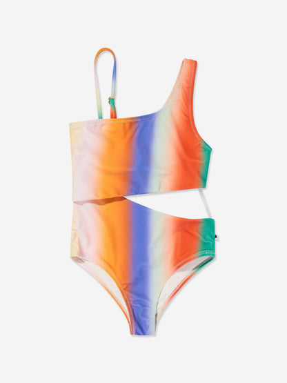 Girls Naan Summer Rainbow Swimsuit in Multicolour (UPF50+)