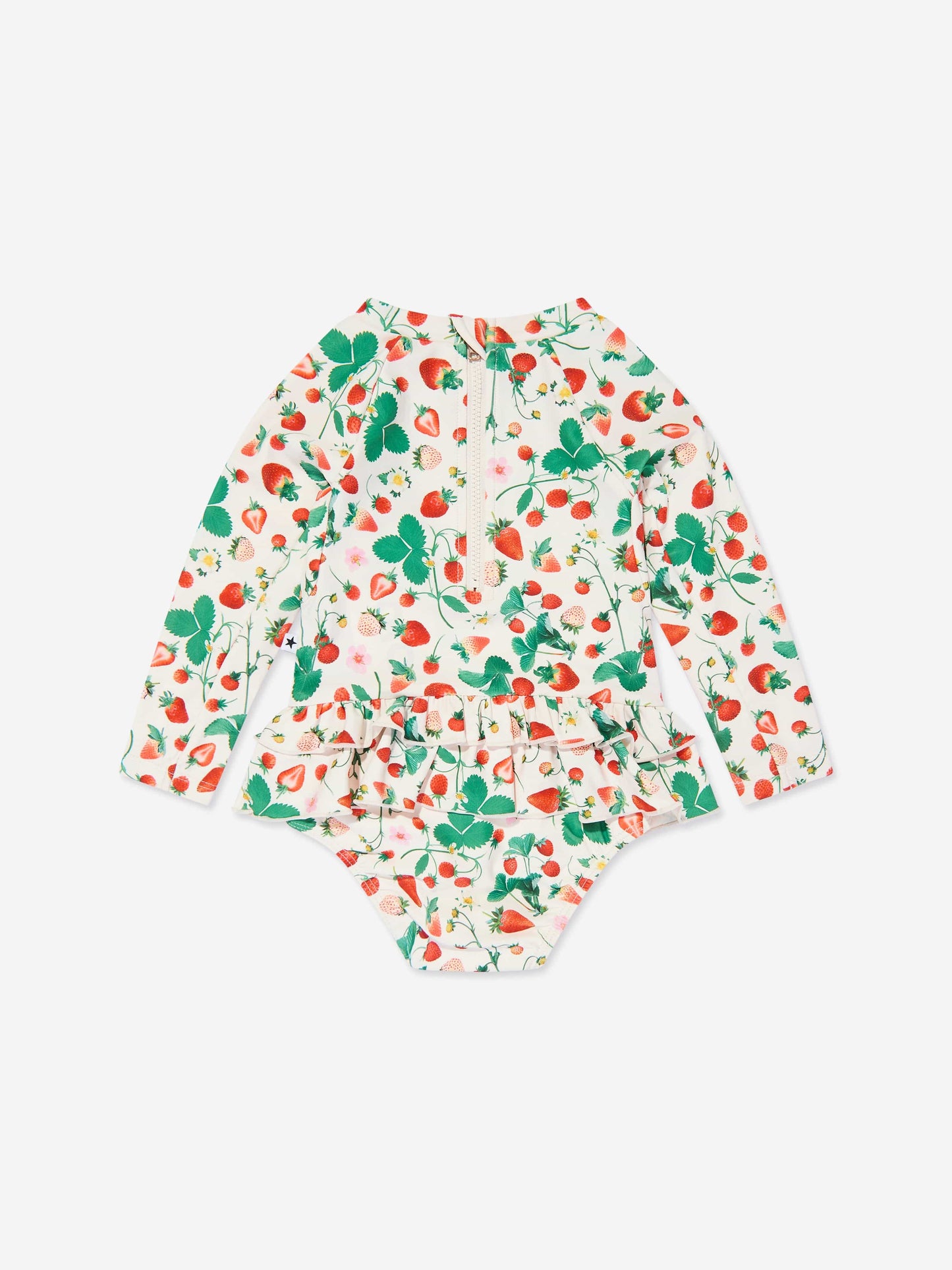 Baby Girls Narice Strawberry Field Swimsuit in Ivory (UPF50+)