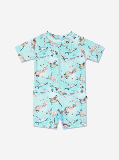Boys Neka Turtles Swimsuit in Blue (UPF50+)