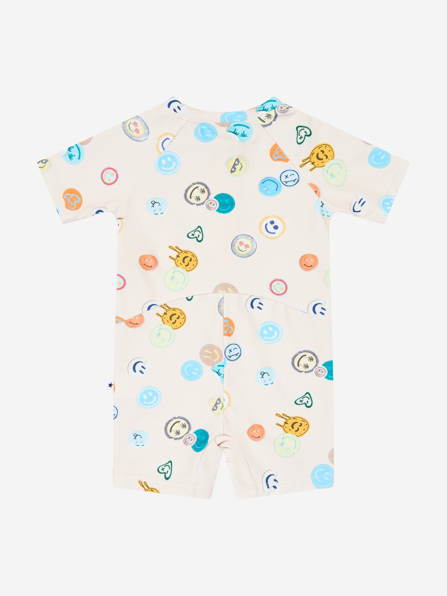 Boys Neka Sand Smile Swimsuit in Ivory (UPF50+)