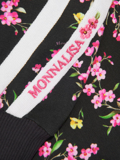 Monnalisa 女童花卉短款运动衫