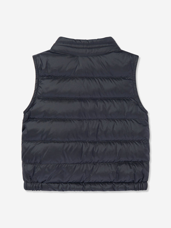 Baby Boys Down Padded New Amaury Gilet in Navy