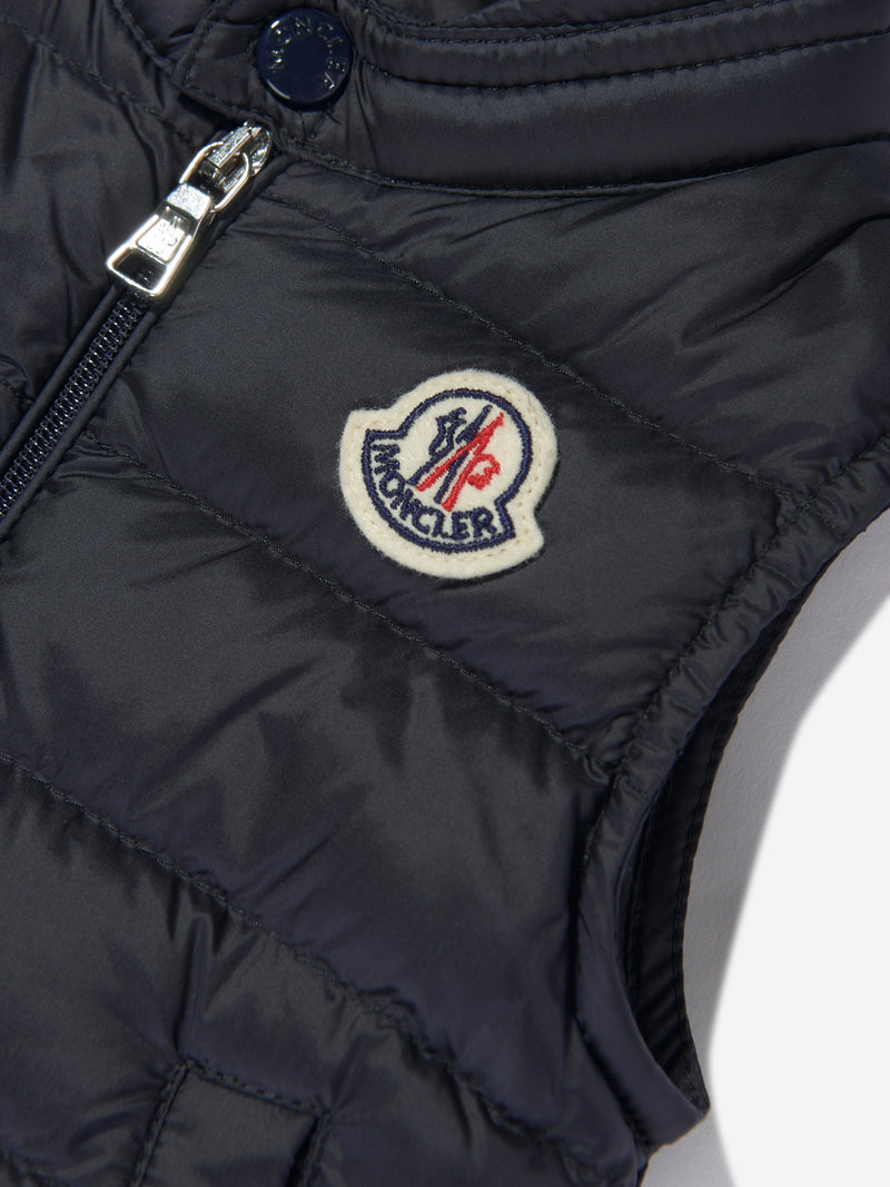 Baby Boys Down Padded New Amaury Gilet in Navy
