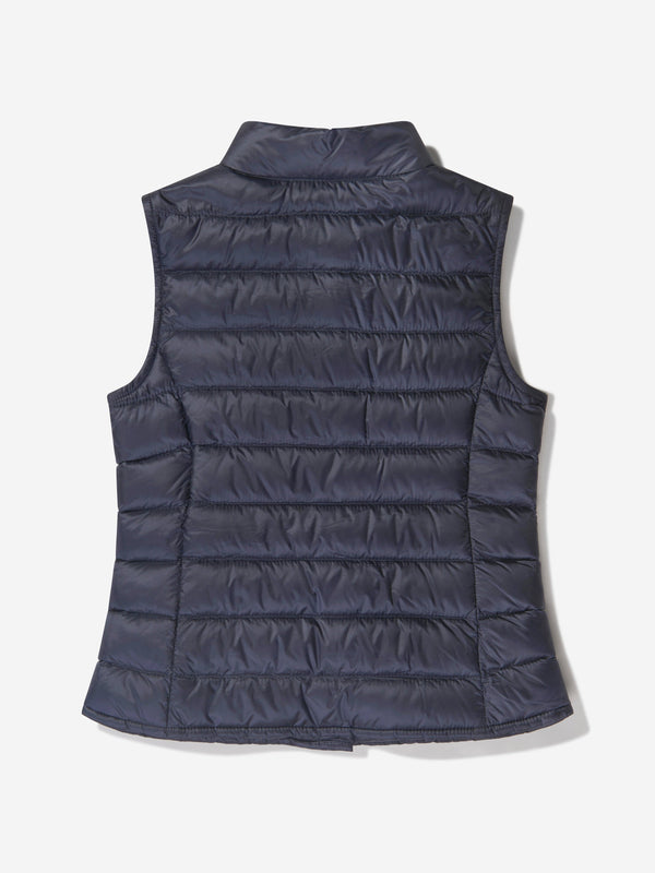Girls Down Padded Liane Gilet in Navy