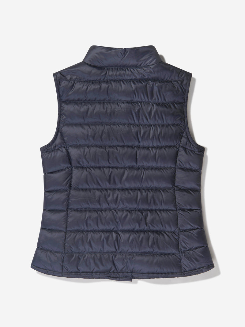 Girls Down Padded Liane Gilet in Navy