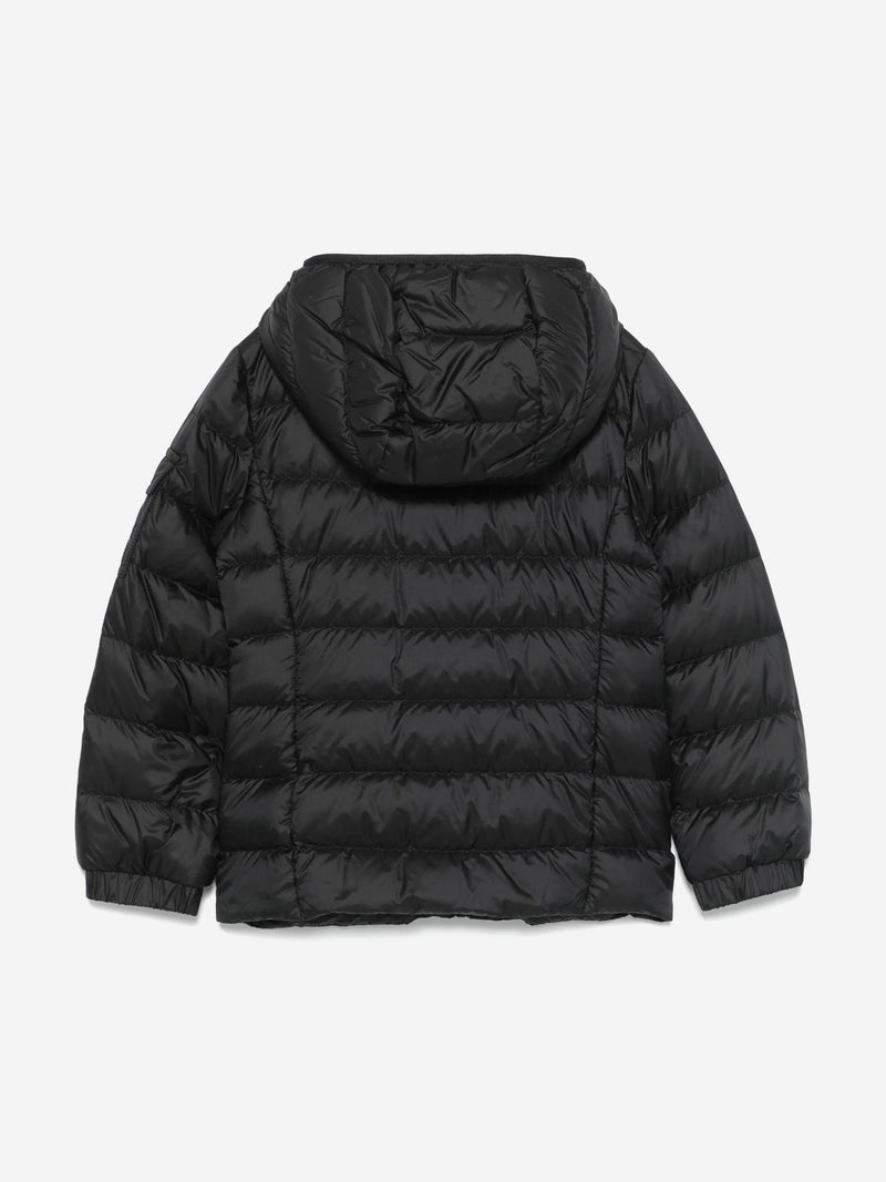 Girls Down Padded Gles Jacket in Black