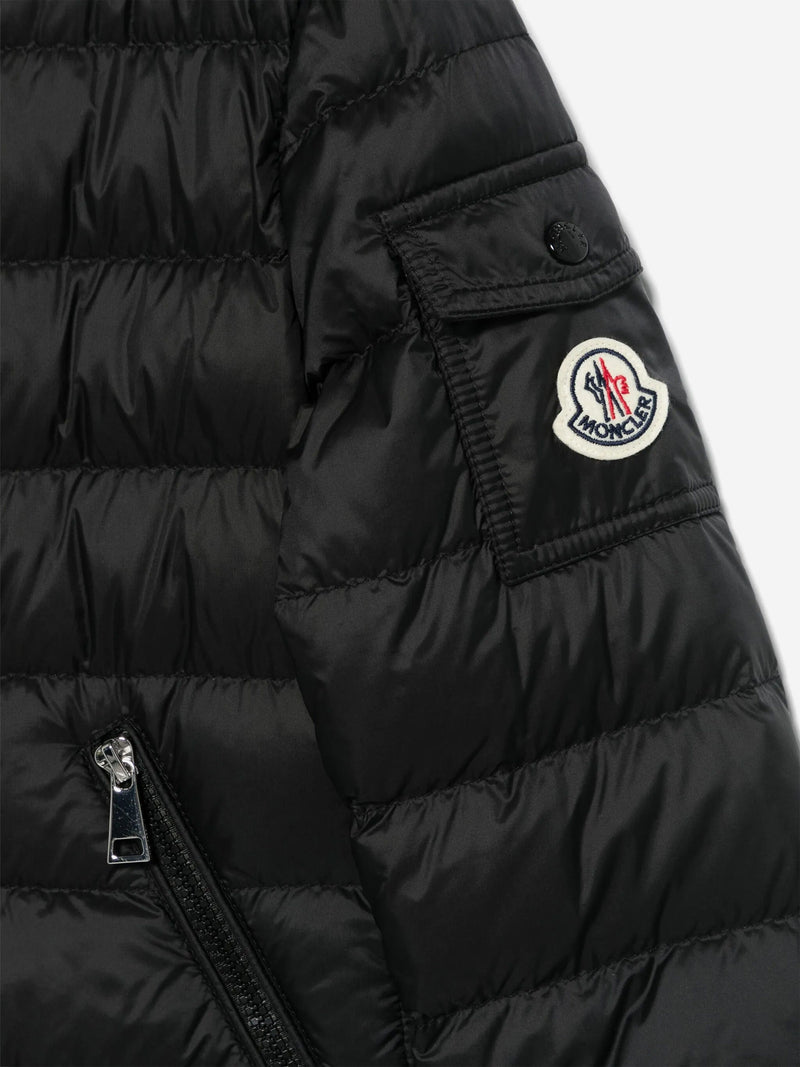Girls Down Padded Gles Jacket in Black