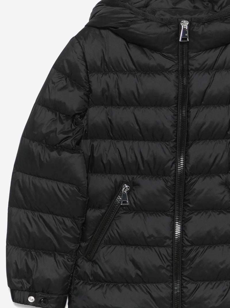 Girls Down Padded Gles Jacket in Black