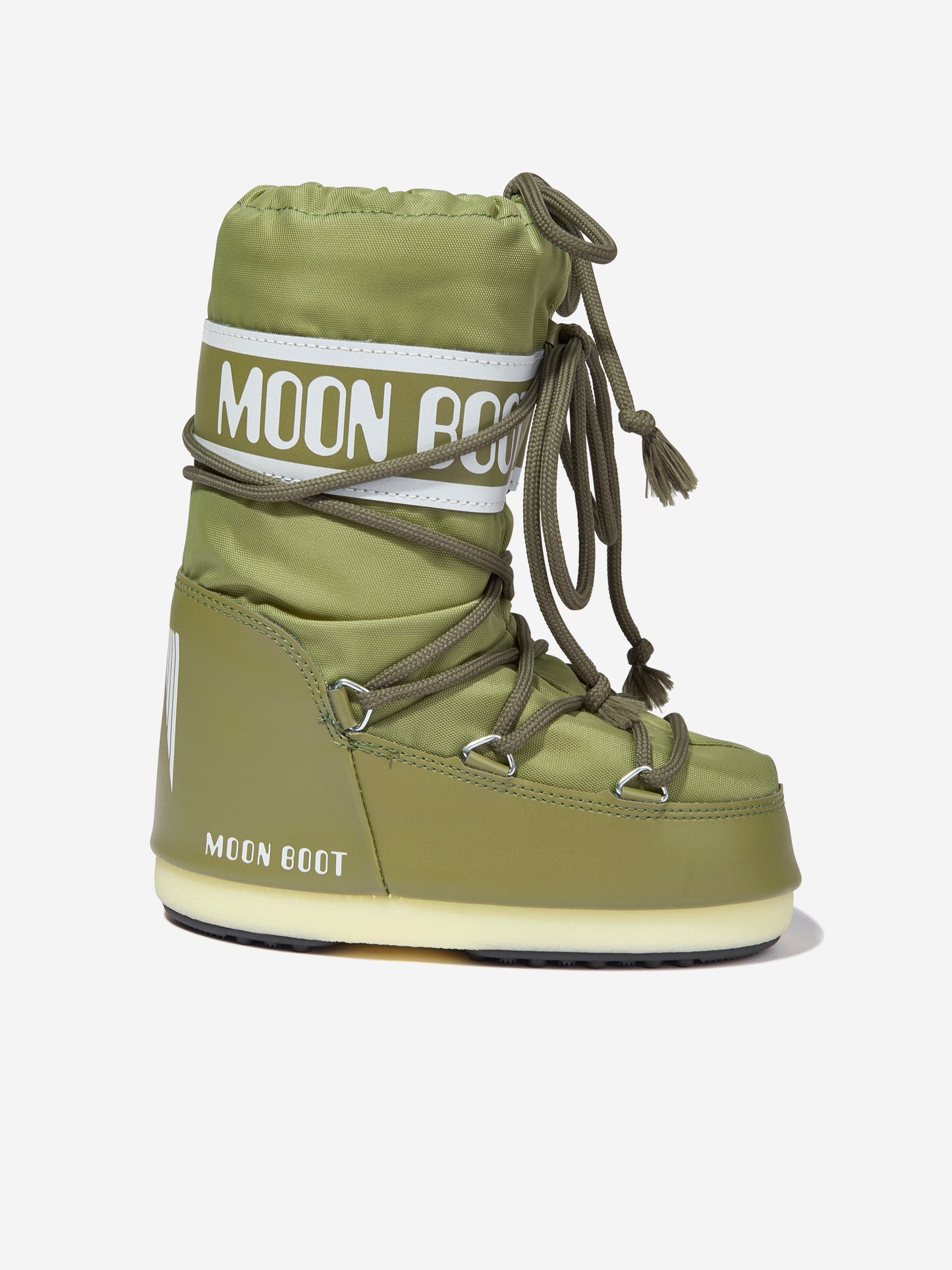 儿童 Icon 尼龙绿色雪地靴