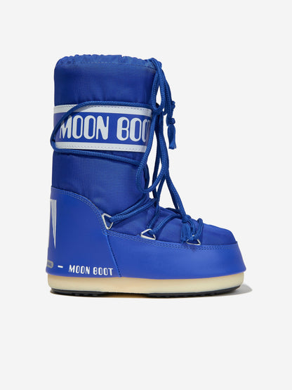儿童 Icon 蓝色尼龙雪地靴