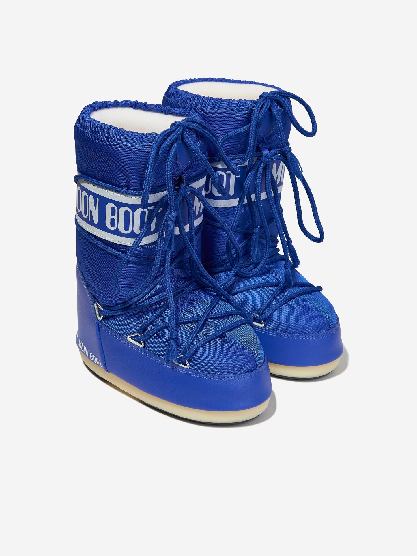 儿童 Icon 蓝色尼龙雪地靴
