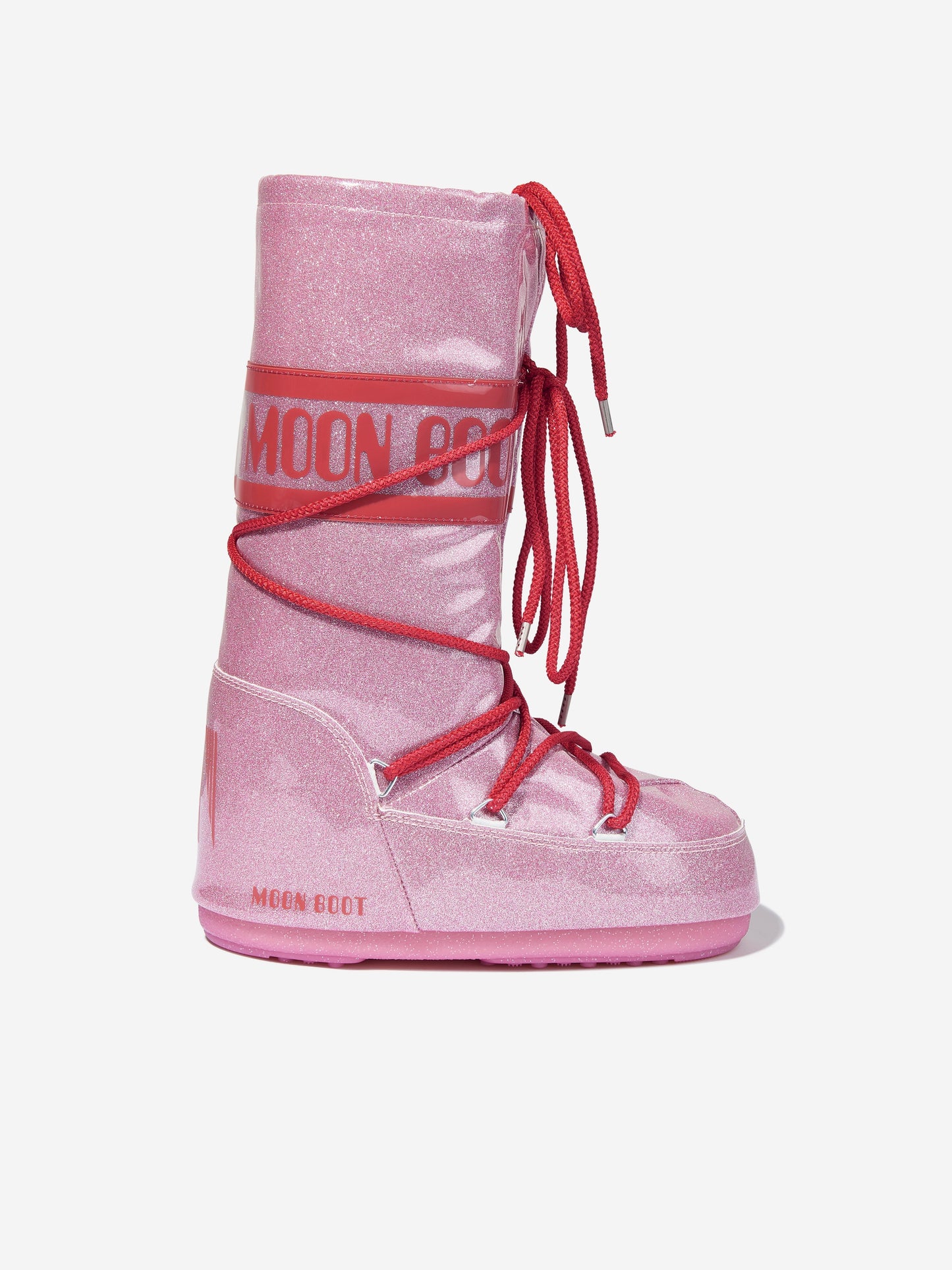 女童标志性粉色闪光雪地靴