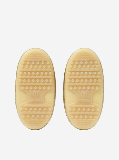儿童 Icon 金色闪光雪地靴