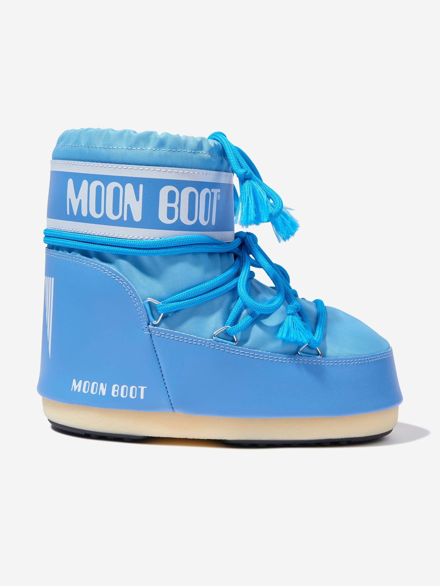 儿童 Icon 蓝色低帮尼龙雪地靴