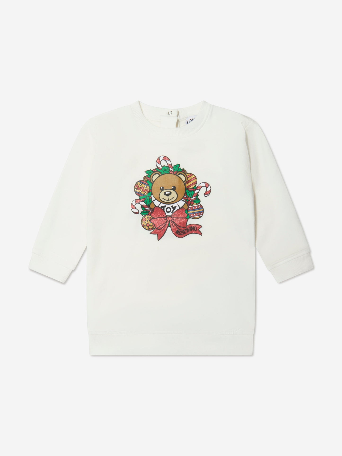 Moschino 女婴节日毛衣裙（象牙色）