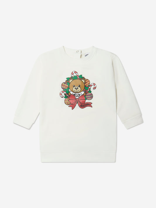 Moschino 女婴节日毛衣裙（象牙色）