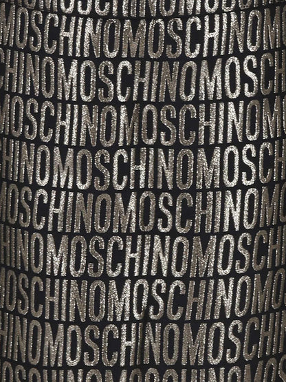Moschino 金色女童徽标半身裙