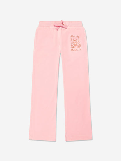 Moschino 女童泰迪熊徽标运动服（粉色）