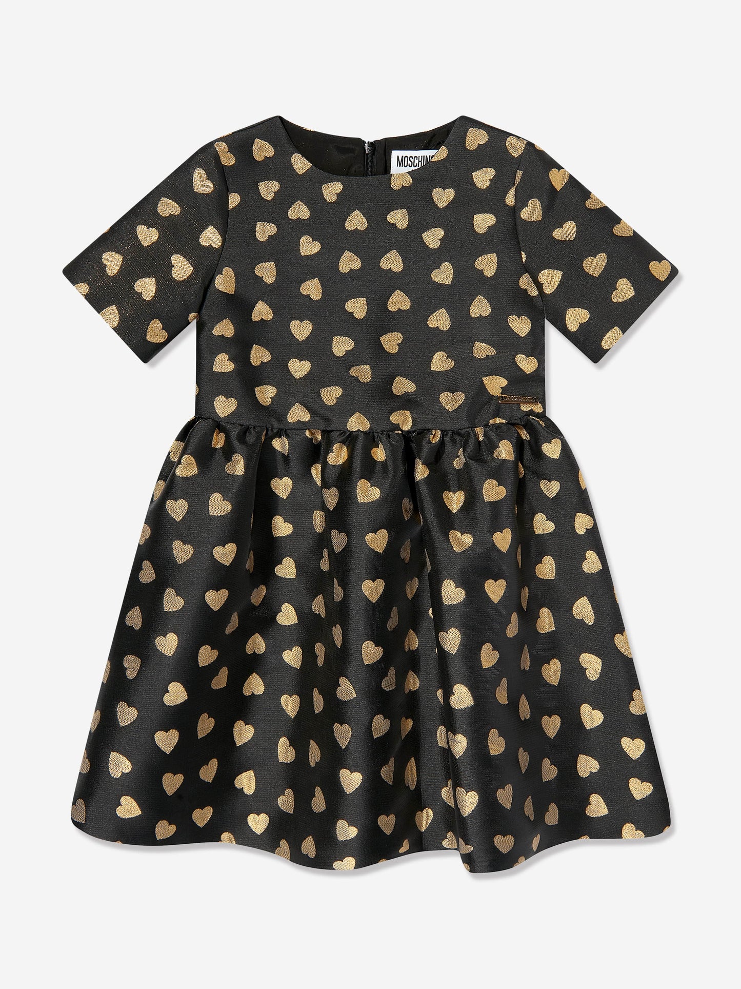 Moschino Girls 全心全意黑色连衣裙