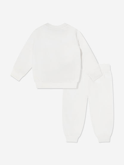 象牙色 Baby Bear 徽标运动服