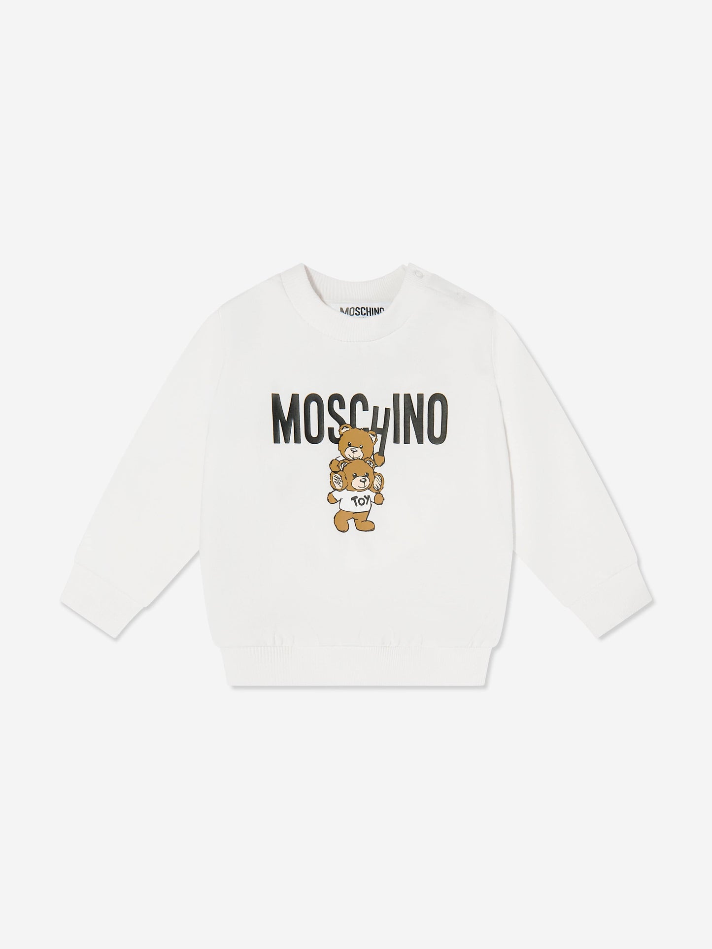 象牙色 Baby Bear 徽标运动服